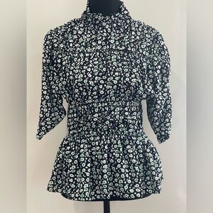 New Gracia S Women's‎ Animal Print Blouse w Stretch 173